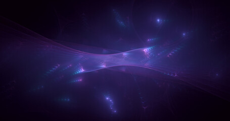 3D rendering abstract multicolor fractal light background
