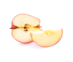 Red apple isolated on a white background