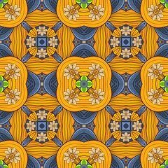 seamless pattern with flowers