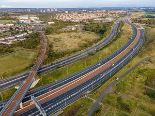 View of motorway