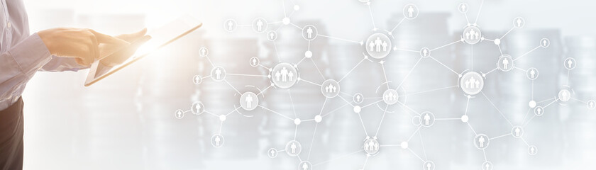 People connection technologies for business. Mixed media.