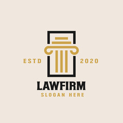 Law Firm Logo Design Template