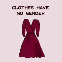 clothes have no gender dress