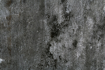Gray concrete wall peeled wallpaper. Concrete background.