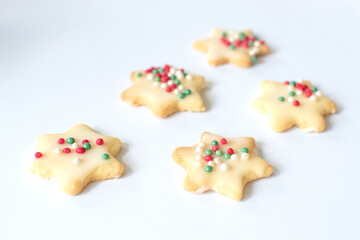 Weihnachtskekse Sterne