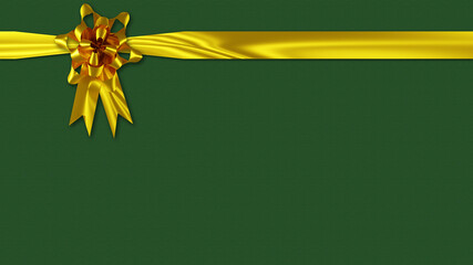 Illustrazione 3D. Foicco per confezione pacco regalo. Adatto per Natale, Compleanno, San Valentino, regali e avvenimenti..