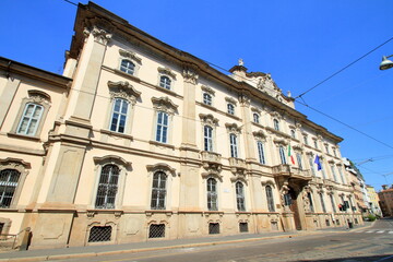 Fototapeta na wymiar Palazzo Litta di Milano 
