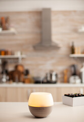 Essential oils diffuser for aromatherapy. Aroma health essence, welness aromatherapy home spa fragrance tranquil theraphy, therapeutic steam, mental health treatment