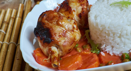 Chilean Pollo arvejado