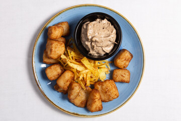 Fish and chips.