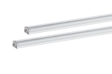 Metal LED flood light indoor bar projector lamp isolated on white background