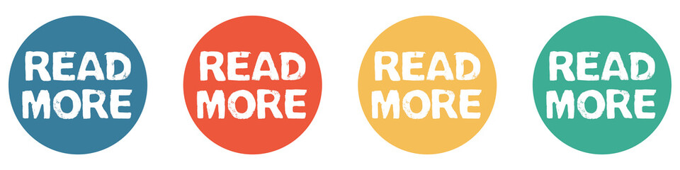 Bunter Banner mit 4 Buttons: Read More - Mehr Erfahren