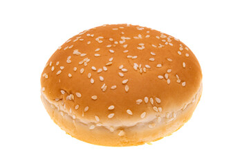 burger bun isolated