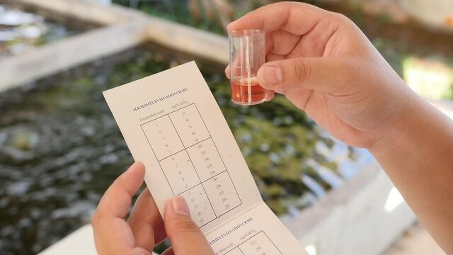 Water quality measurement. Find the pH value.