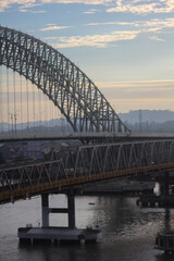 bridge over the river