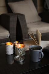 still life with candle