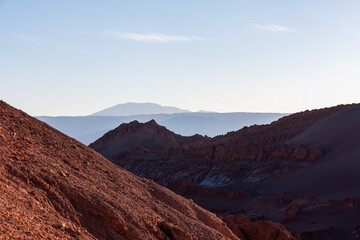 Fototapeta na wymiar rocky altiplano landscape with dune