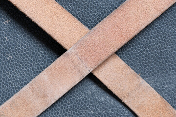 Fototapeta premium Textured leather background