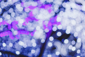 Blue abstract christmas