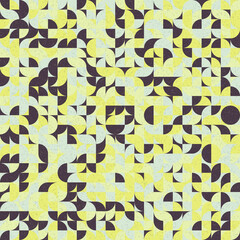 Abstract Geometric Pattern generative computational art illustration