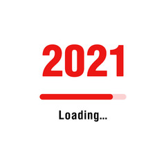 2021 New Year load illustration