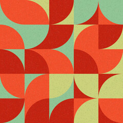 Abstract Geometric Pattern generative computational art illustration