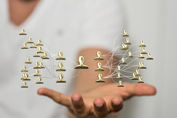 team hierarchy connection group digital