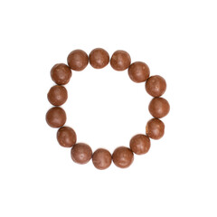 The 'O' written in chocolate Pepernoten