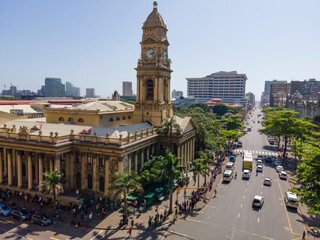 Durban, South Africa, City, Africa, City Centre, cars, buildings, city, Roads, People, Buildings, architecture, business, landscape, bus, panoramic, KwaZulu Natal, Tourism, Trees, Freedom, Peace, Sky 