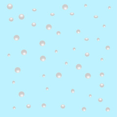 Light blue background with colorful gray balls. Template for Wallpaper and fabric, cover, banner.