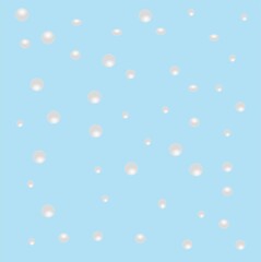 Light blue background with colorful gray balls. Template for Wallpaper and fabric, cover, banner.