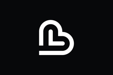 BL logo letter design on luxury background. LB logo monogram initials letter concept. LB icon logo design. BL elegant and Professional letter icon design on black background. B L BL LB