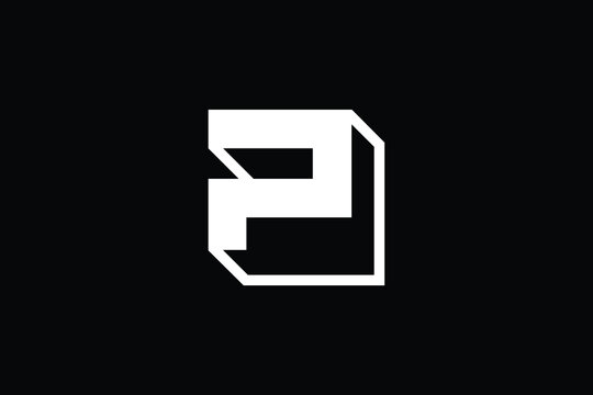 3D P logo letter design on luxury background. 3D PP logo monogram initials letter concept. P icon logo design. PP elegant and Professional letter icon design on black background. P PP
