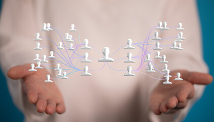 team hierarchy connection group digital