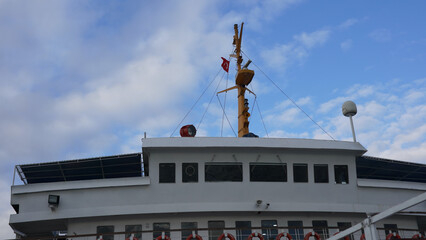 Naklejka premium Ferryboat in İzmit marmara sea