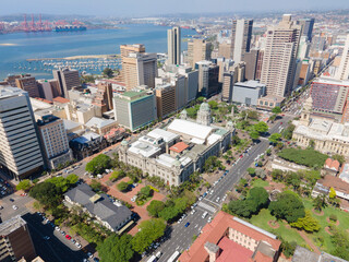 Durban, South Africa, City, Africa, City Centre, cars, buildings, city, Roads, People, Buildings, architecture, business, landscape, bus, panoramic, KwaZulu Natal, Tourism, Trees, Freedom, Peace, Sky 