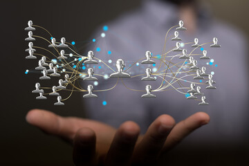 team hierarchy connection group digital