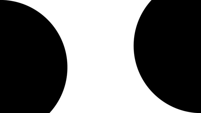 Simple object animations for video backgrounds. Movement of shapes for video overlays