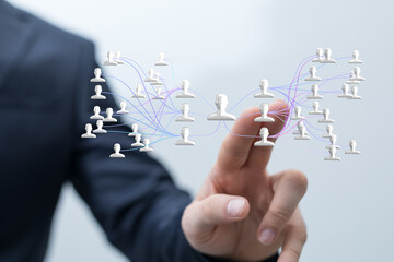 team hierarchy connection group digital