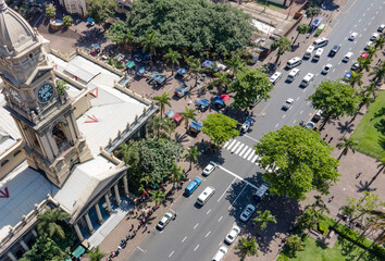 Durban, South Africa, City, Africa, City Centre, cars, buildings, city, Roads, People, Buildings, architecture, business, landscape, bus, panoramic, KwaZulu Natal, Tourism, Trees, Freedom, Peace, Sky 