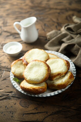 Traditional Russian cottage cheese pastry