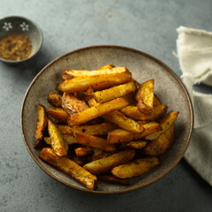 Traditional homemade french fries