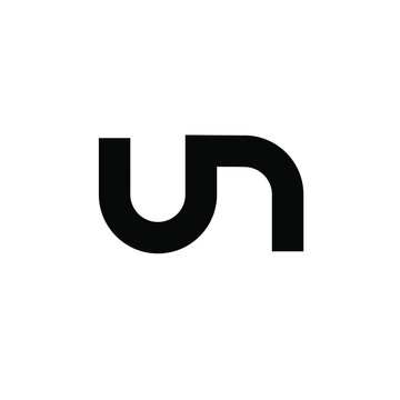 simple abstract un logo