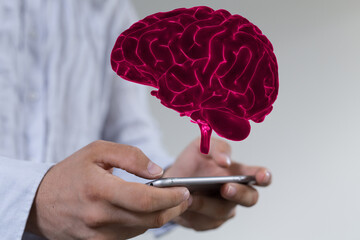 brain intelligence ai digtal 3d artificial intelligence