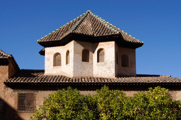 Fototapeta na wymiar Granada (Spain). Exterior dome of the Sala de los Abencerrajes in the Alhambra in Granada