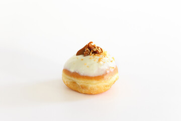 image of donut. isolated on white. jewish holiday Hanukkah symbol