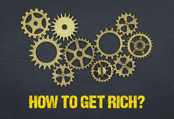 How to get rich? - obrazy, fototapety, plakaty