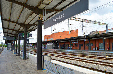 Puertollano Train Station, Castilla la Mancha Region, Spain.