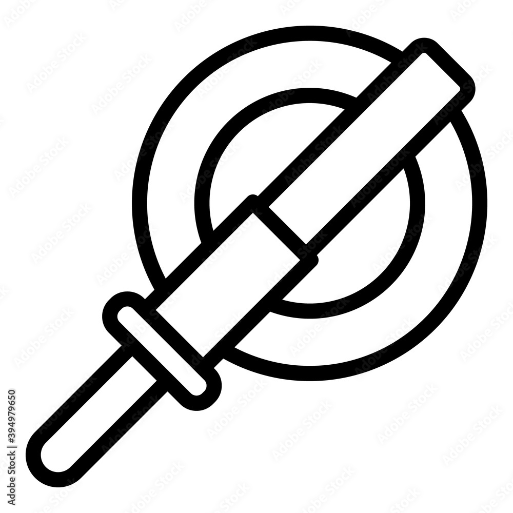 Poster construct grinding machine icon. outline construct grinding machine vector icon for web design isola