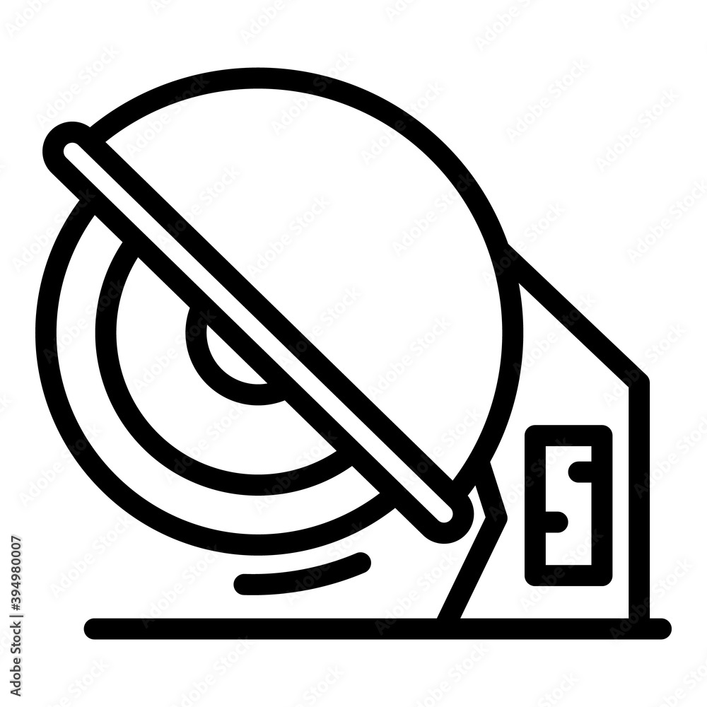 Poster sanding grinding machine icon. outline sanding grinding machine vector icon for web design isolated 